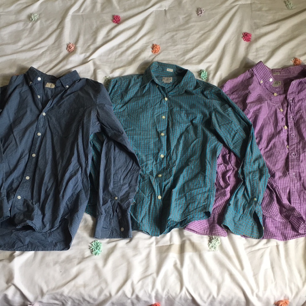 J Crew Slim Fit Plaid Bundle